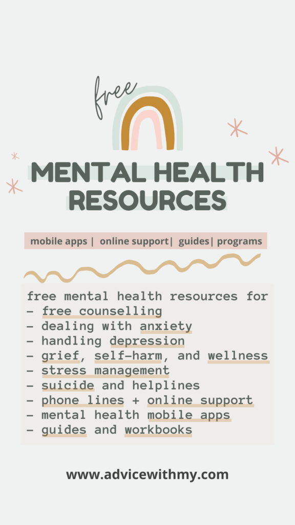 Top Free Mental Health and Self-Care Resources - Advice with My